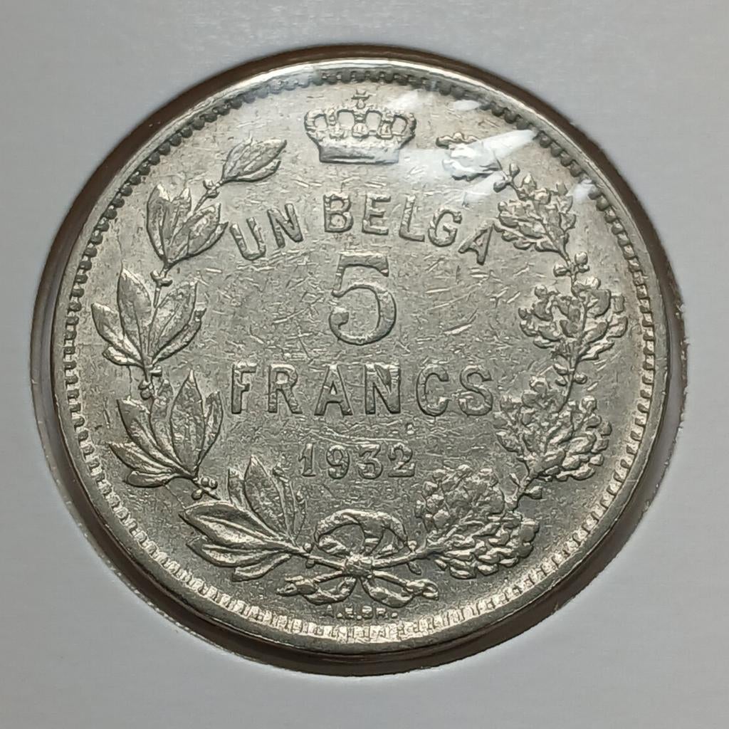 5 francs/un Belga 1932, Enlèvement ou Envoi