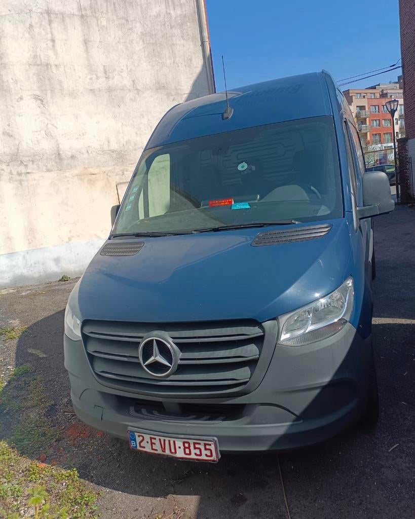 Mercedes benz 2019 cdi 316, Auto's, 4 deurs, Achterwielaandrijving, Blauw, Bedrijf