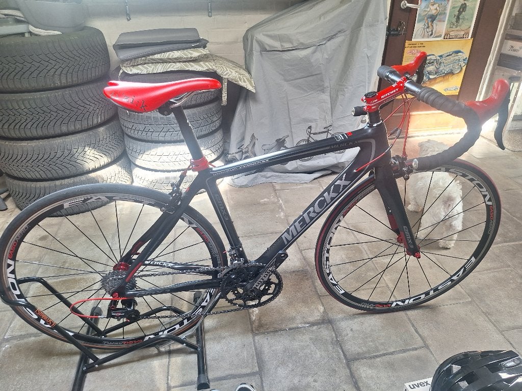À vendre EDDY MERCKX KOERSFIETS, Vélos & Vélomoteurs, Autres marques, Enlèvement, Utilisé, Carbone