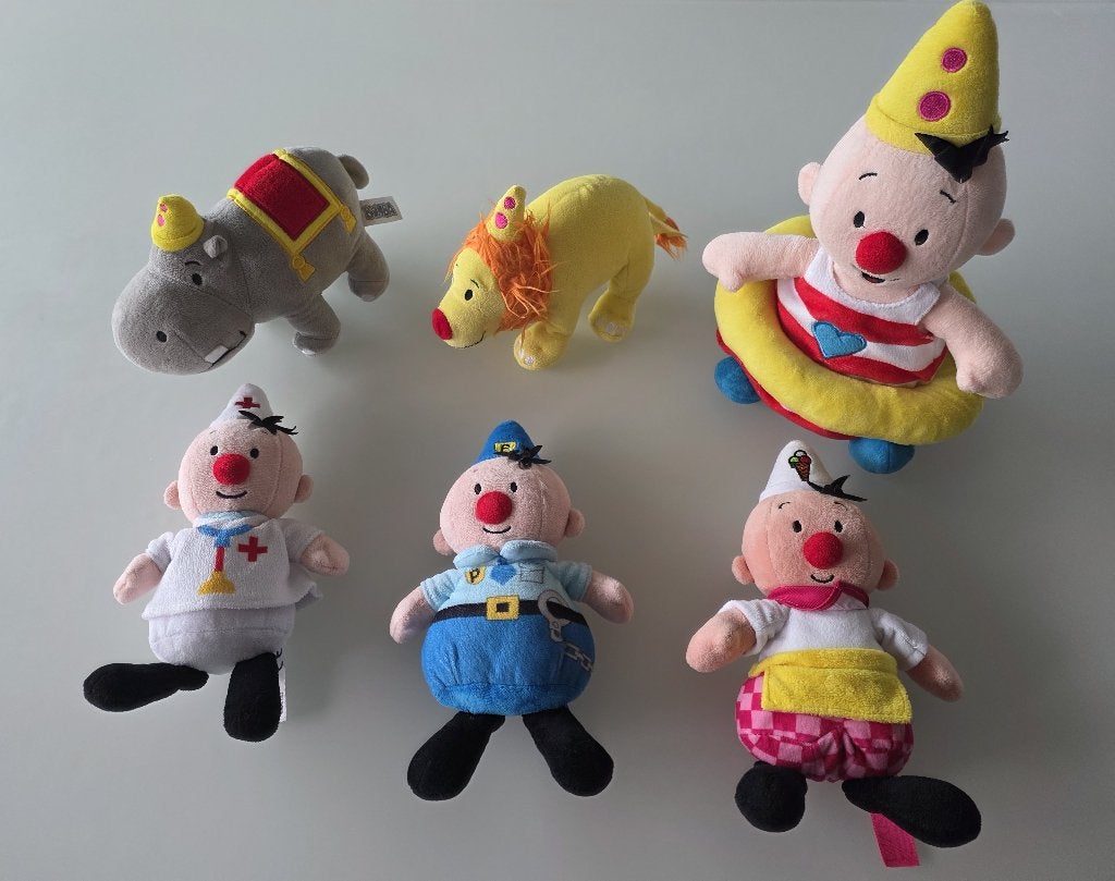 Bumba en vriendjes knuffels / pluche, Enlèvement ou Envoi, Jaune, Doudou