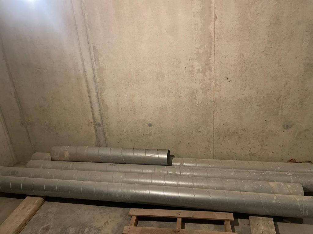Spiraalbuizen galva 160mm lengte 3m spirobuis ventilatiebuis, Ophalen, Zo goed als nieuw
