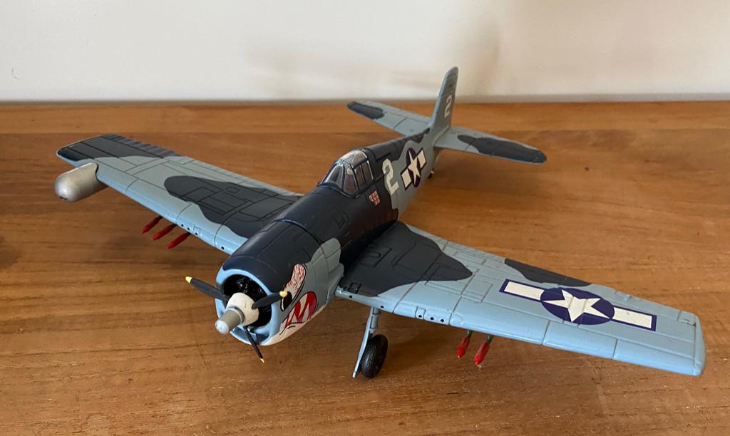 Model van het Hobby Master F6F-5 Hellcat VF-38-vliegtuig, Zo goed als nieuw, Groter dan 1:72, Vliegtuig, Ophalen