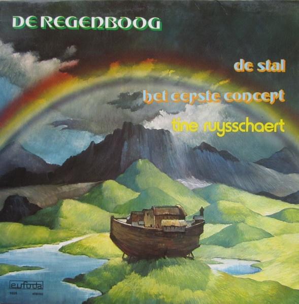 TINE RUYSSCHAERT - DE REGENBOOG -, Ophalen of Verzenden, Zo goed als nieuw, 12 inch, Levenslied of Smartlap