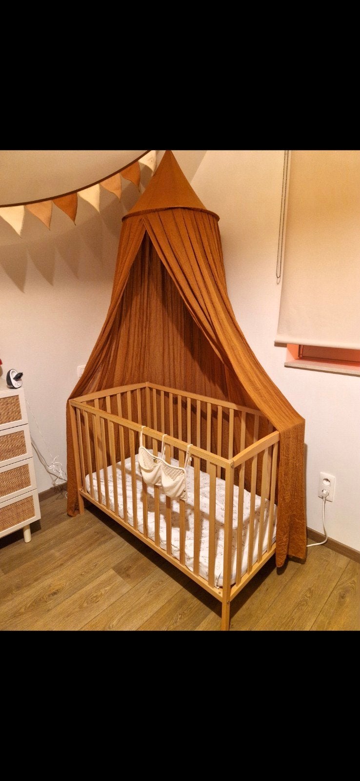 mooie houten Ledikant + earosleep matras en toebehoren, Kinderen en Baby's, Ophalen, Gebruikt, Jongetje of Meisje