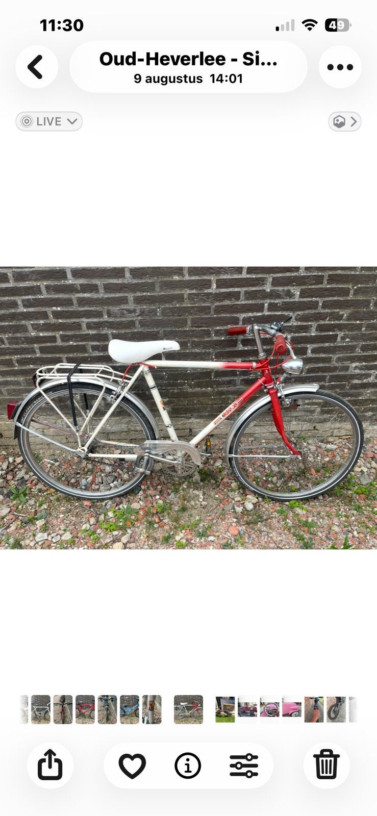 Kinderfiets retro, Enlèvement, Comme neuf