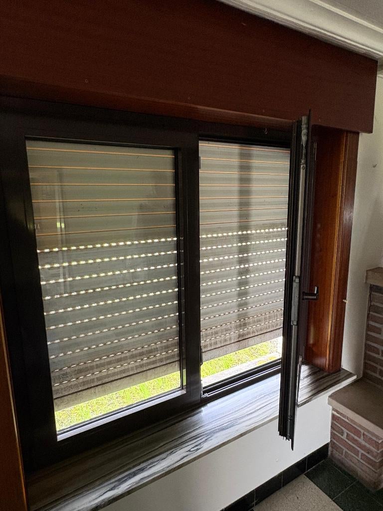aluminium ramen (2), Doe-het-zelf en Bouw, Glas en Ramen, Ophalen, Gevelraam of Ruit, 120 tot 160 cm, Zo goed als nieuw