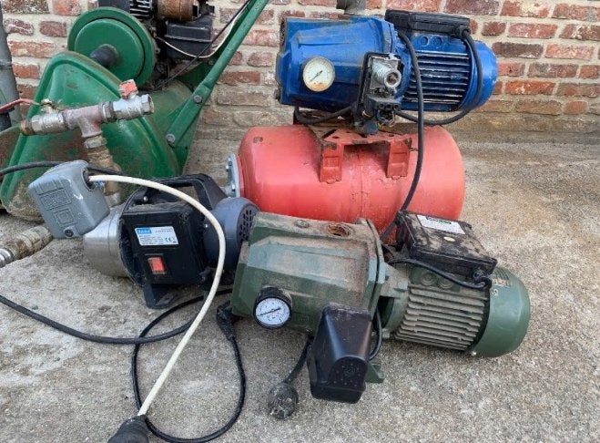 Waterpompen, Jardin & Terrasse, Enlèvement, Utilisé, Électrique, Pompe de forage