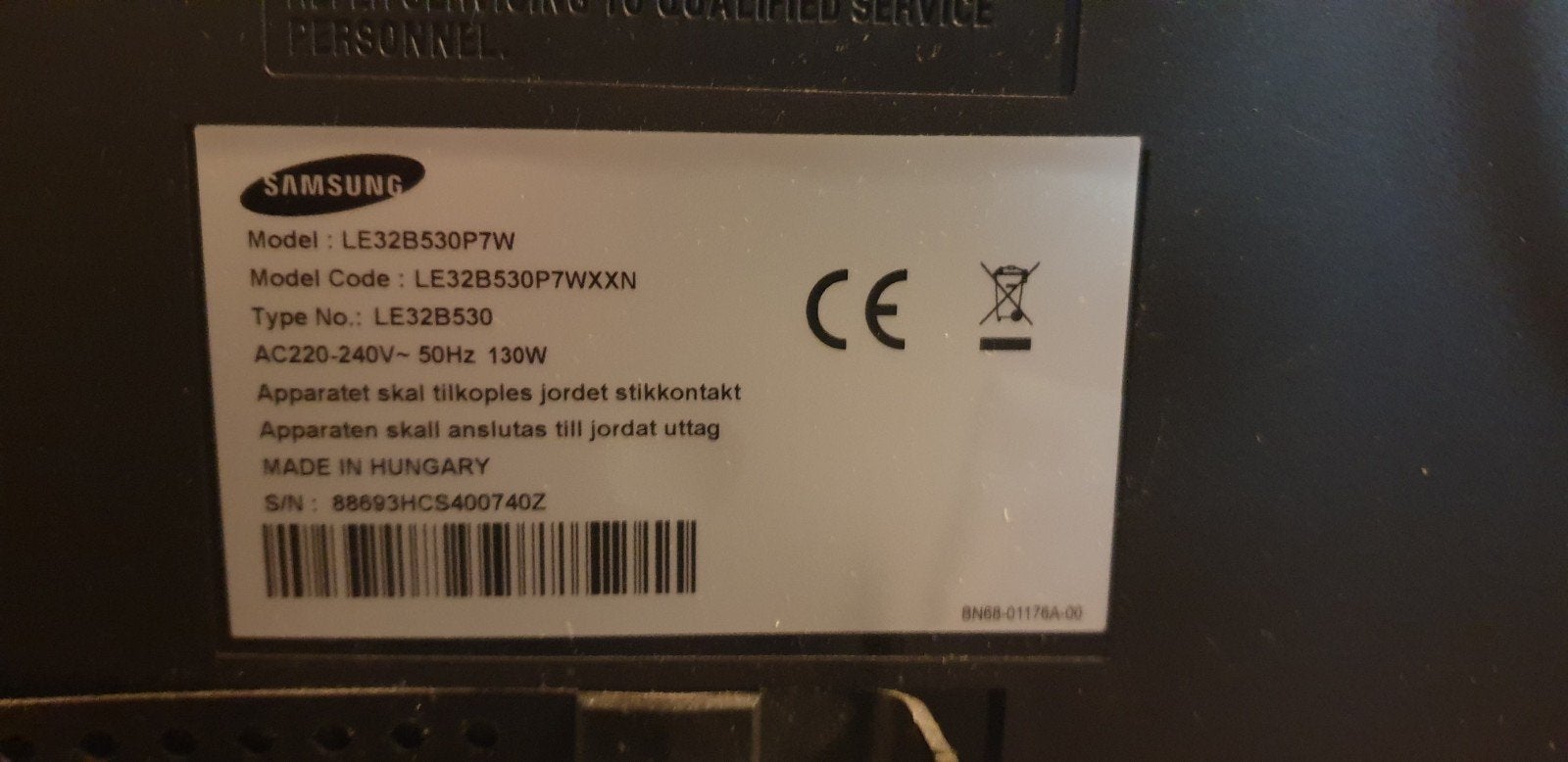Samsung TV lcd model, Audio, Tv en Foto, Televisies, Ophalen, Gebruikt, LCD, 80 tot 100 cm