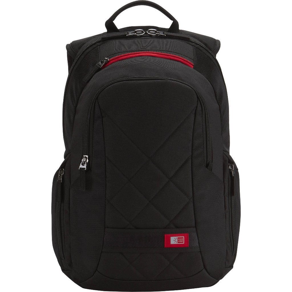 Case Logic DLBP-114 laptoprugzak 14 inch zwart/rood, Ophalen of Verzenden, Gebruikt, Overige merken