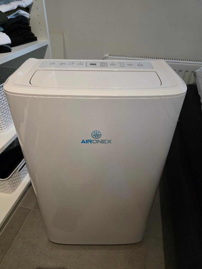 mobiele airco 12000BTU Aironex en optionele accessoires, Elektronische apparatuur, Ophalen, Minder dan 60 m³, 3 snelheden of meer