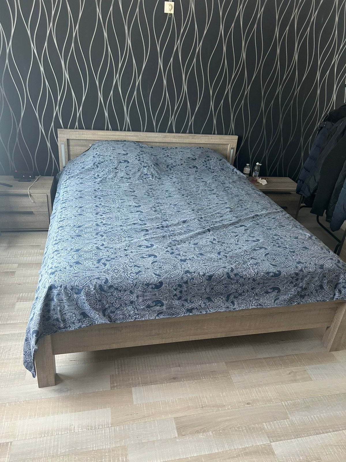 Volledige slaapkamer, Huis en Inrichting, Ophalen, Tweepersoons, Zo goed als nieuw, 200 cm
