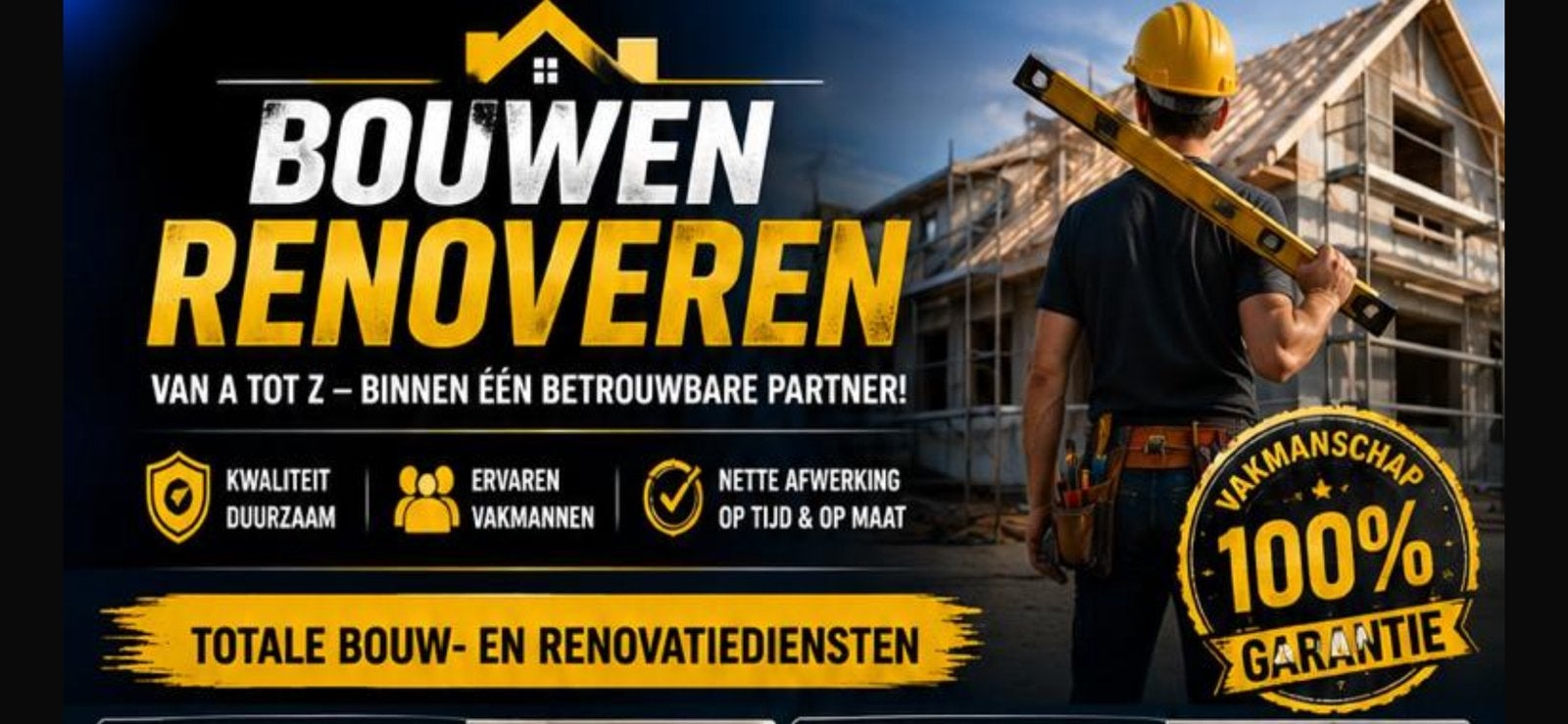 BOUW & RENOVATIE – PROFESSIONEEL & BETROUWBAAR, Ophalen of Verzenden, Drank of Frisdrank, Voorwerp of Figuurtje