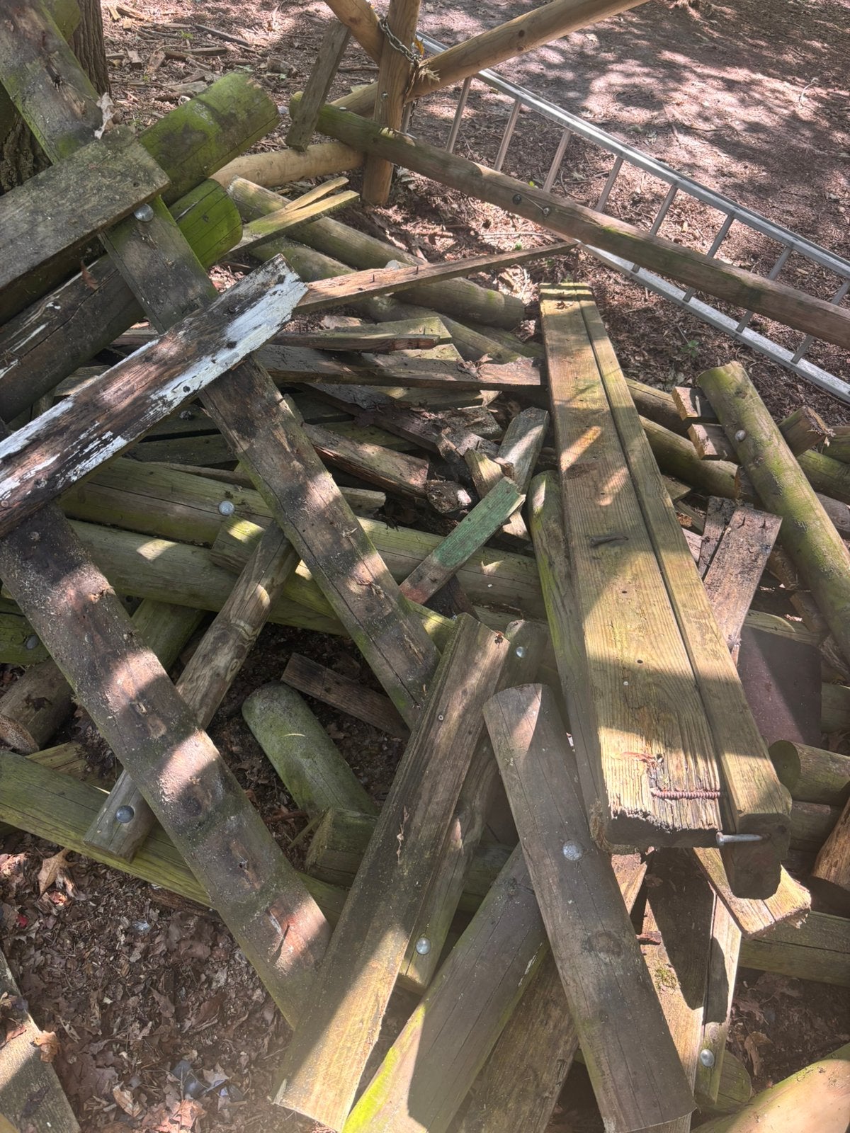 GRATIS HOUT, Ophalen