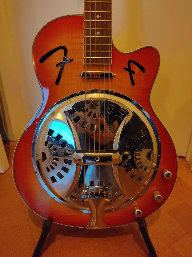 Fender FR-50 CE (résonateur), Enlèvement, Comme neuf, Hollow body, Fender