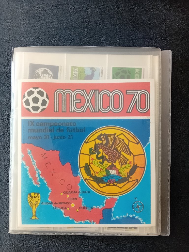 WK Mexico 70 Leeg album + alle stickers (PRINT), Enlèvement ou Envoi, Neuf, Autocollants et Photos