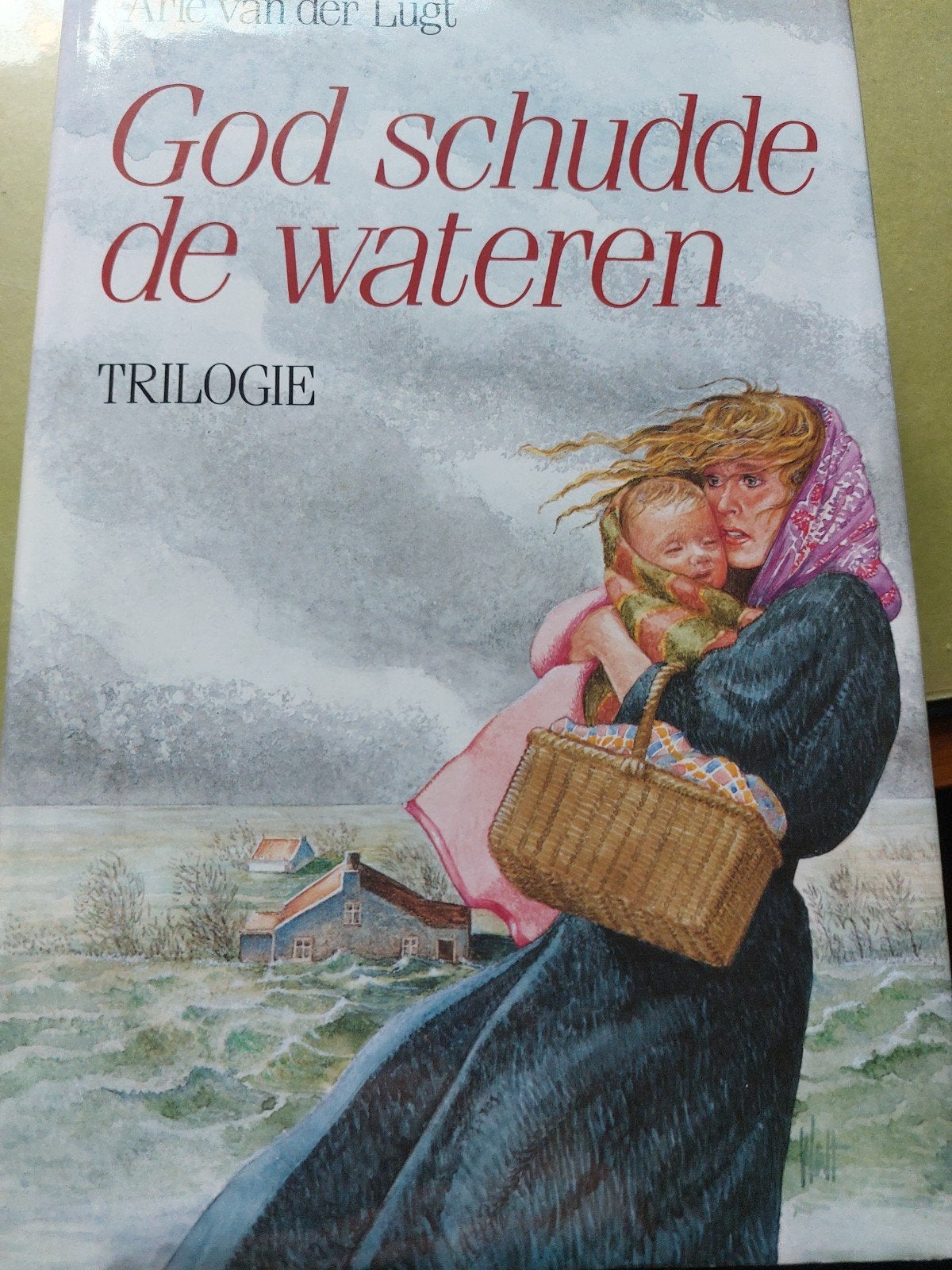 Arie van der Lugt - God schudde de wateren (trilogie), Ophalen of Verzenden, Zo goed als nieuw, Nederland, Arie van der Lugt
