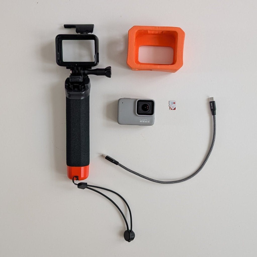 GoPro Hero 7 White kit met drijfgreep en 16GB kaart, Ophalen, GoPro
