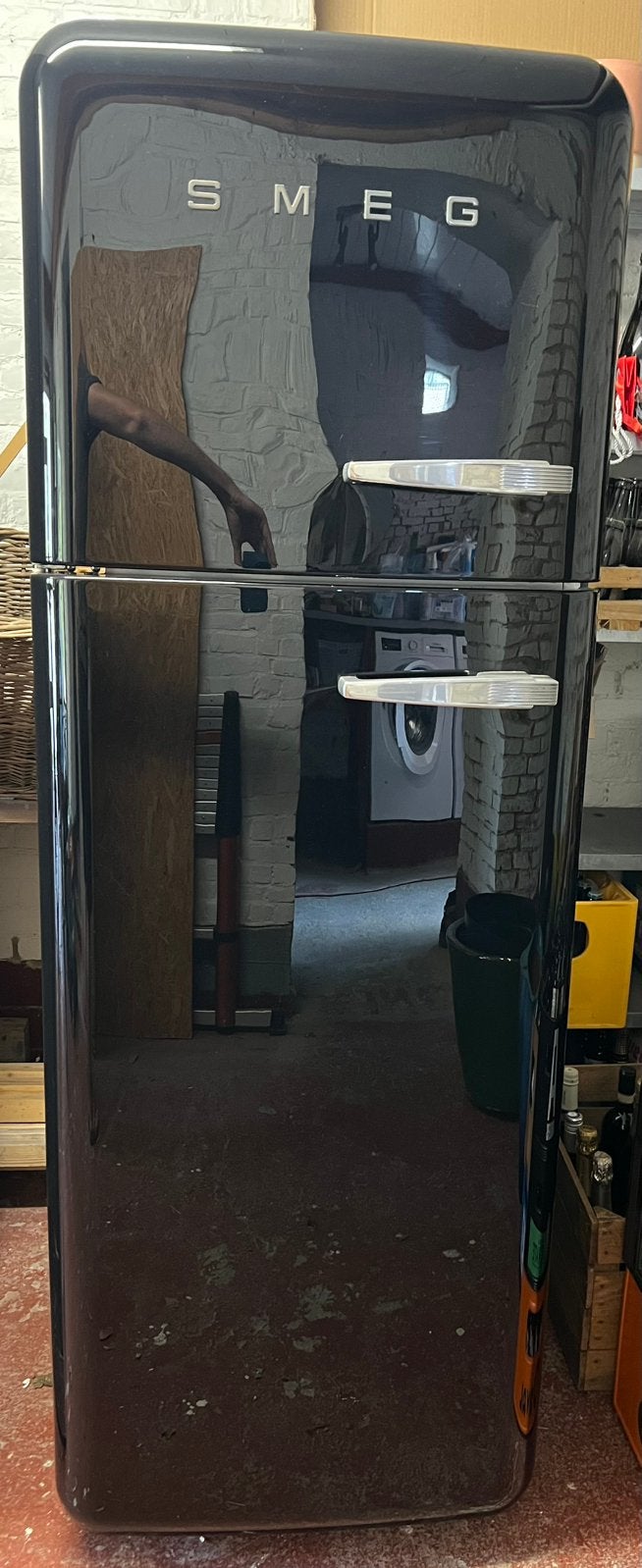 SMEG koelkast met vriesvak - ! nieuwstaat ! - FAB30, Elektronische apparatuur, Koelkasten en IJskasten, Ophalen, Zo goed als nieuw
