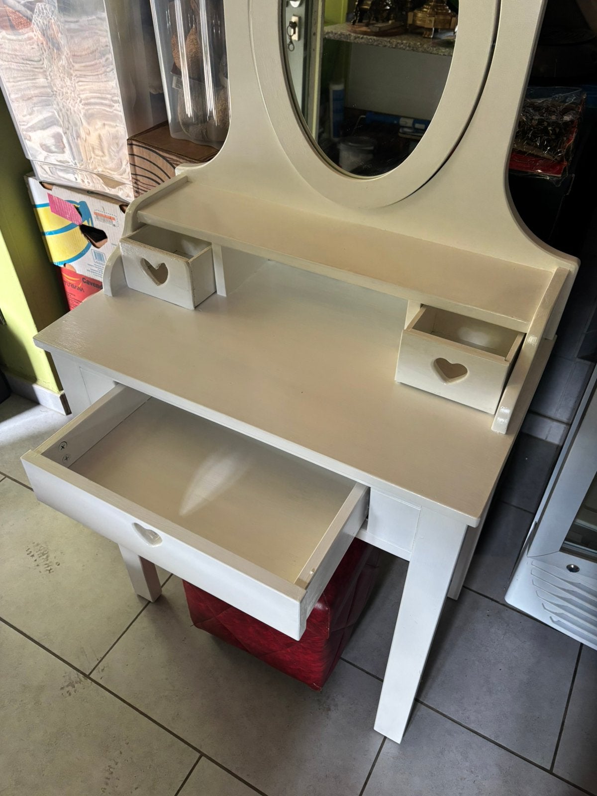 Make-up tafel perfecte staat, Ophalen, Zo goed als nieuw