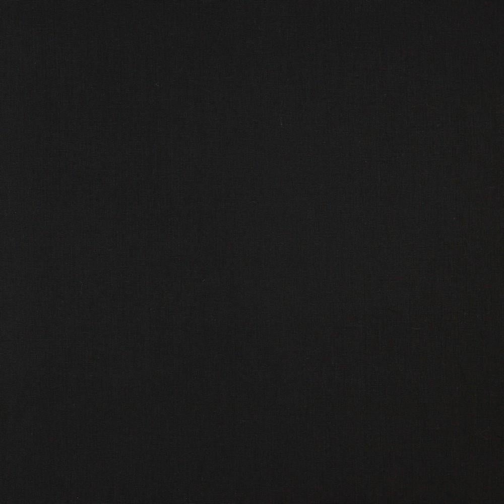 6233) 140x50cm coton uni noir, Neuf, Enlèvement ou Envoi, Coton, 120 cm ou plus