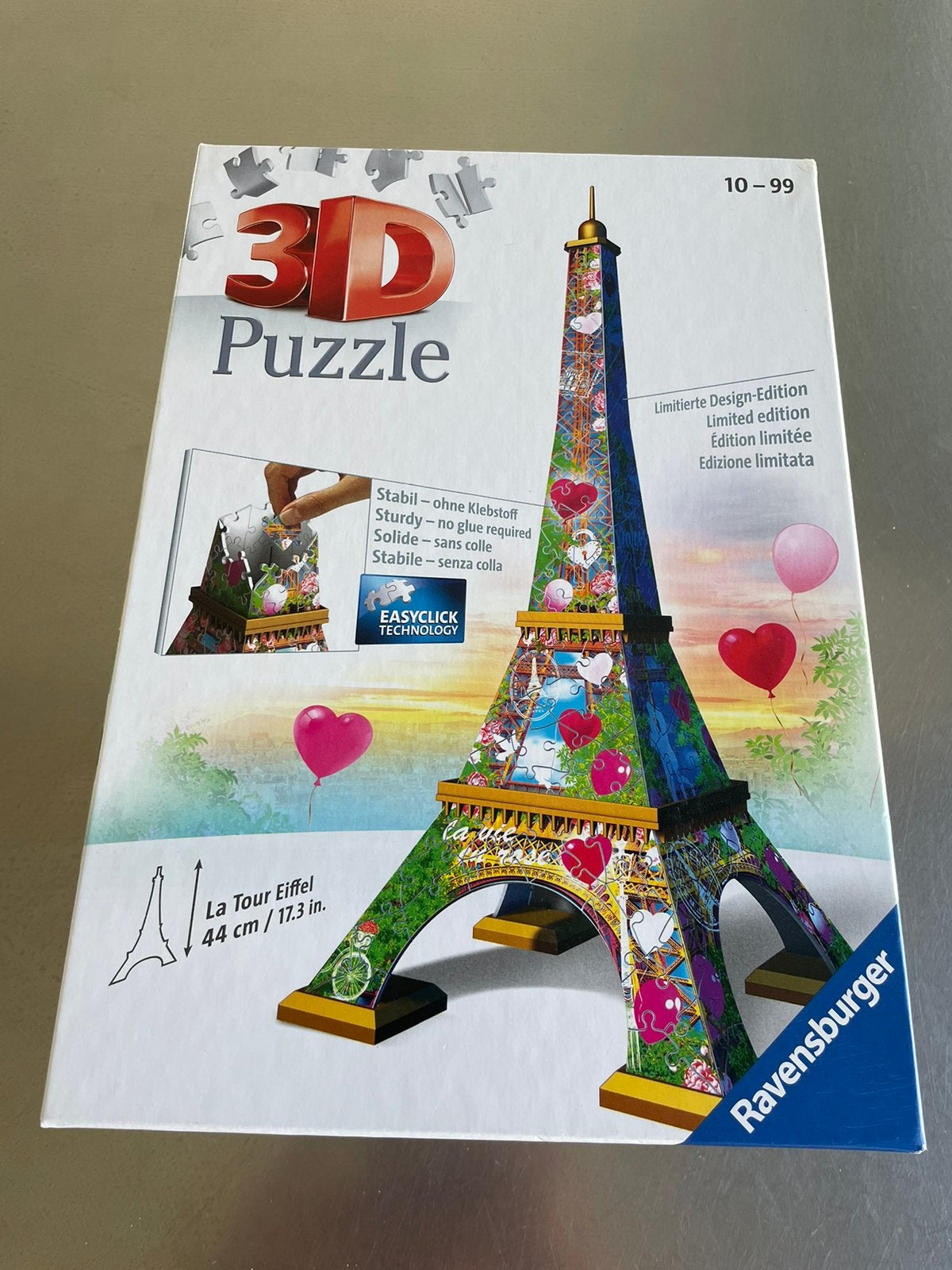 3D puzzel Eiffeltoren, Hobby en Vrije tijd, Ophalen of Verzenden, Zo goed als nieuw