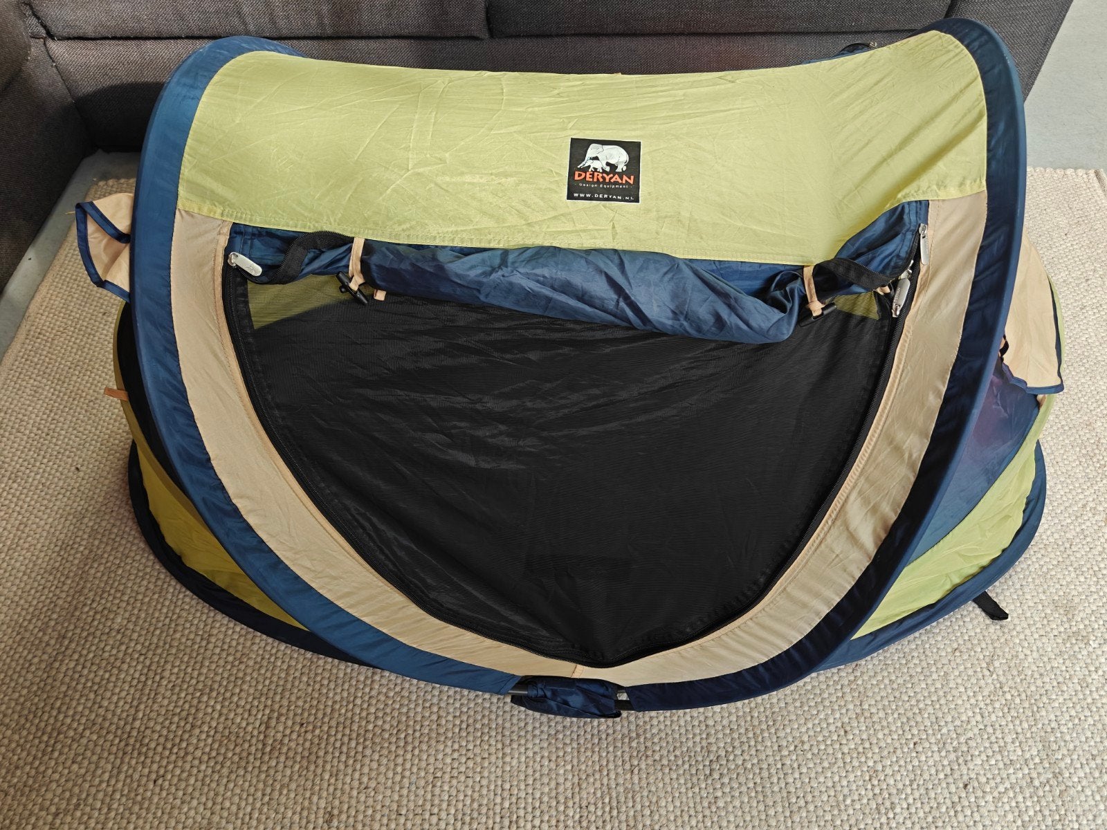 Deryan peuter / kleuter luxe travel cot reisbedje campingbed, Ophalen