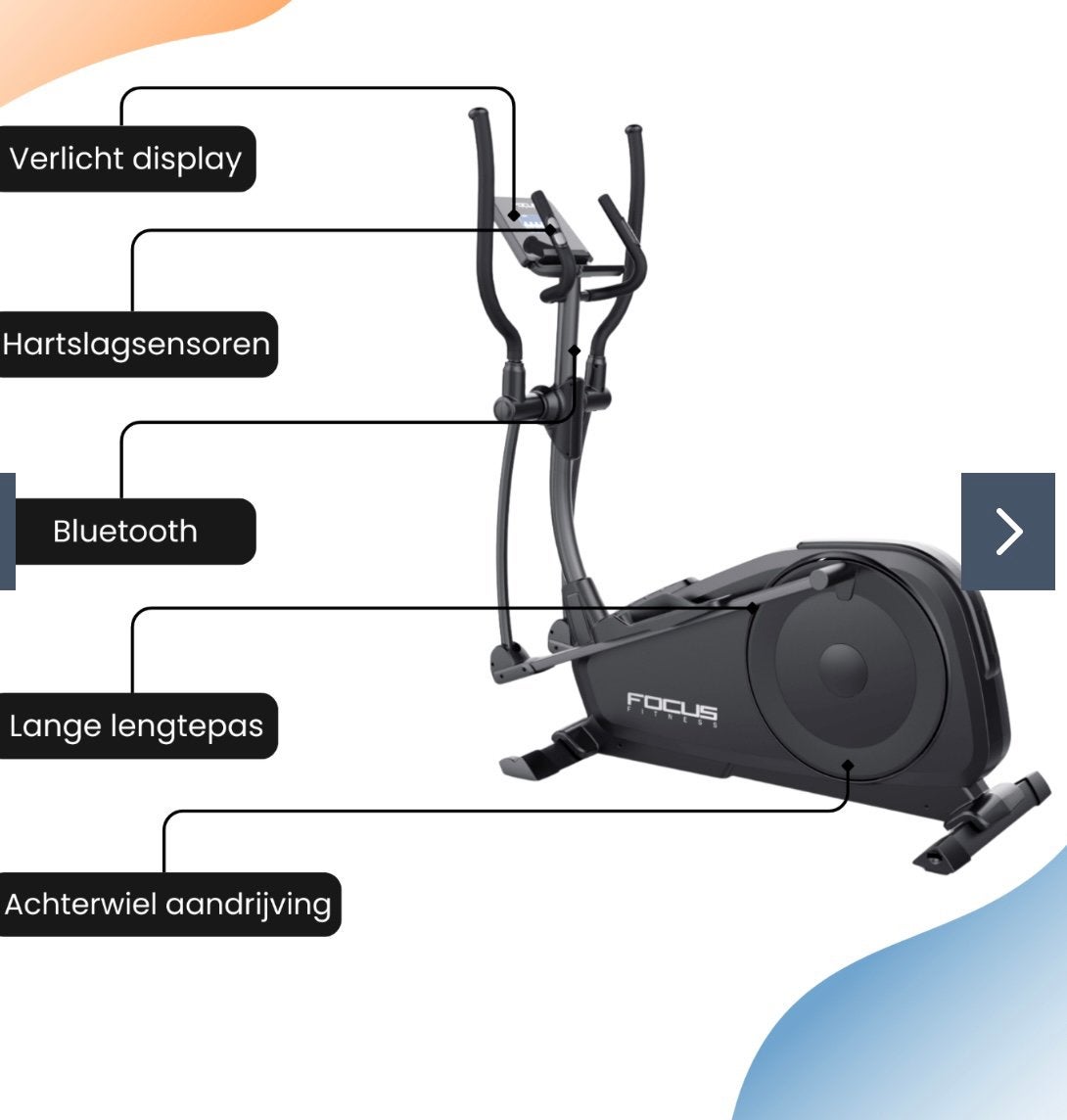 Crosstrainer - Fox 5 iPlus, Ophalen, Zo goed als nieuw