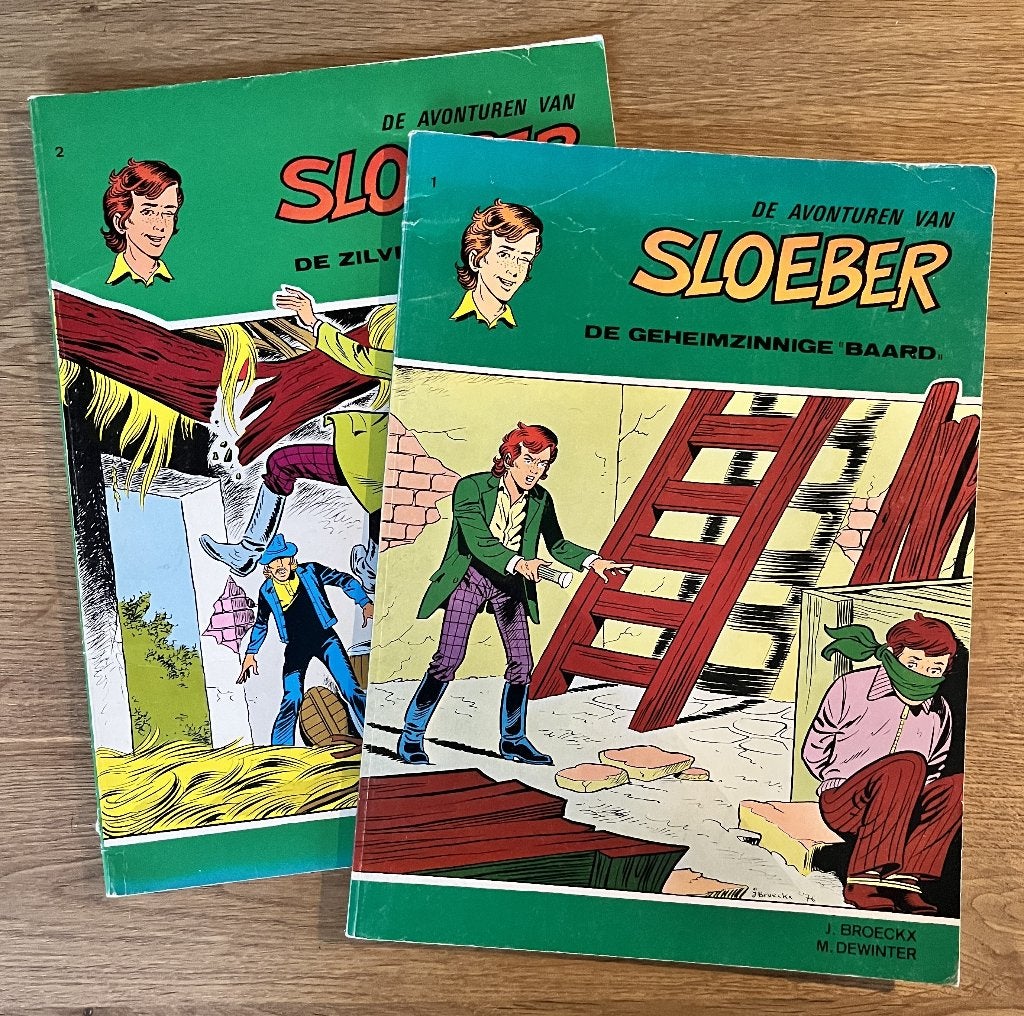 Sloeber 1-2 SC 1e druk (1976) Strip, Boeken, Eén stripboek, Ophalen of Verzenden, Zo goed als nieuw