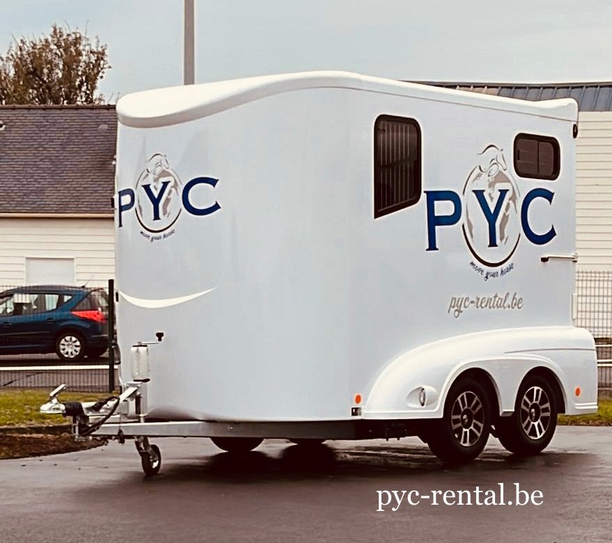 Location van pour chevaux du 1,5 (permis B) au 2 places, Dieren en Toebehoren, Paarden en Pony's | Trailers en Aanhangwagens, Ophalen