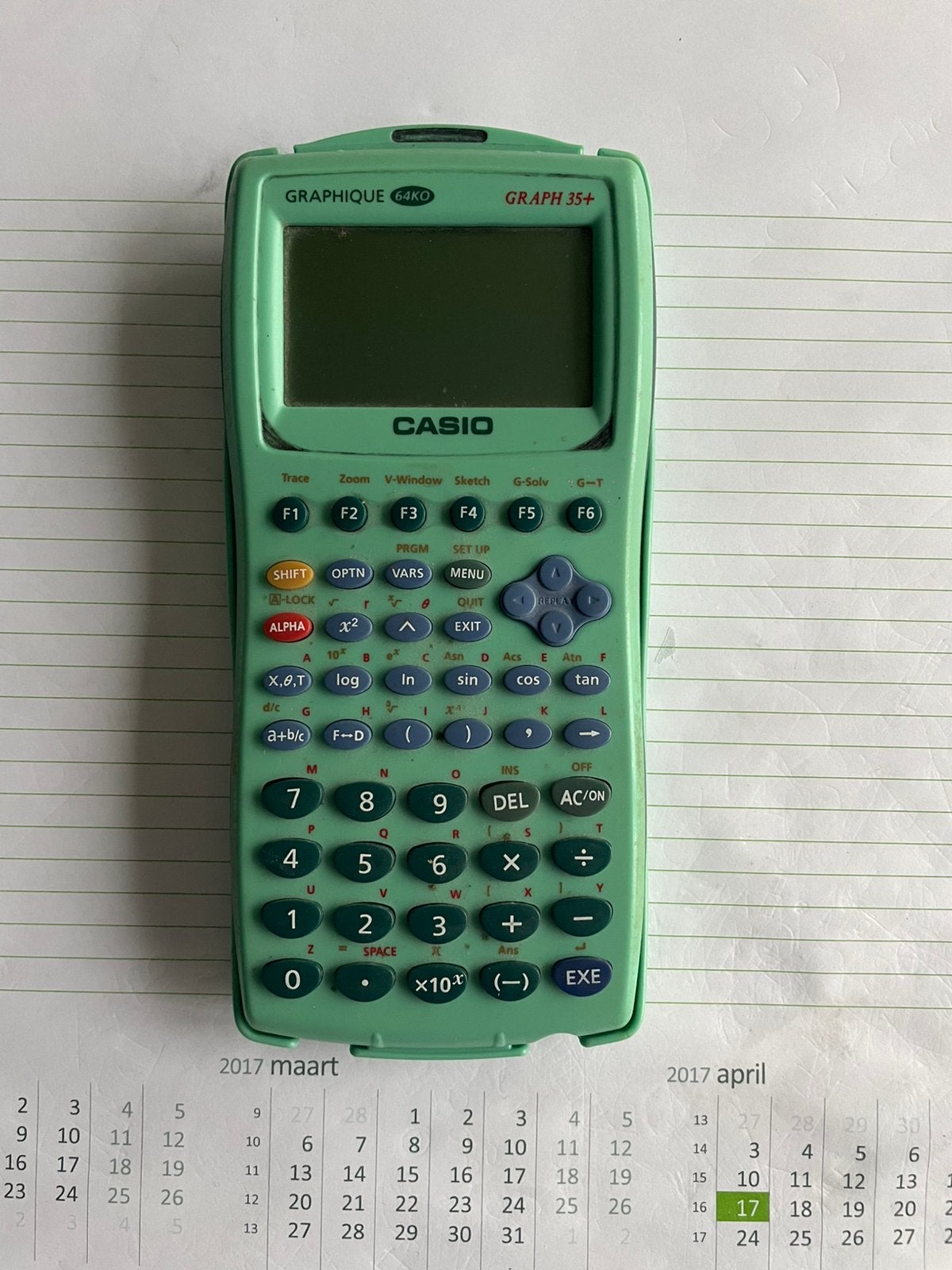 Casio graph 35+, Divers, Enlèvement ou Envoi, Calculatrices graphique, Utilisé