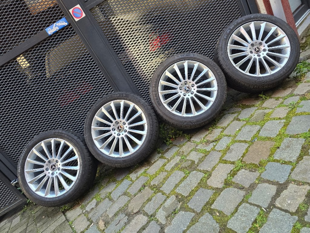 Jantes 18 pouces avec pneus d'été Mercedes Vito : 245 45 R18, Pneus et Jantes, 245 mm, Véhicule de tourisme, Pneus été