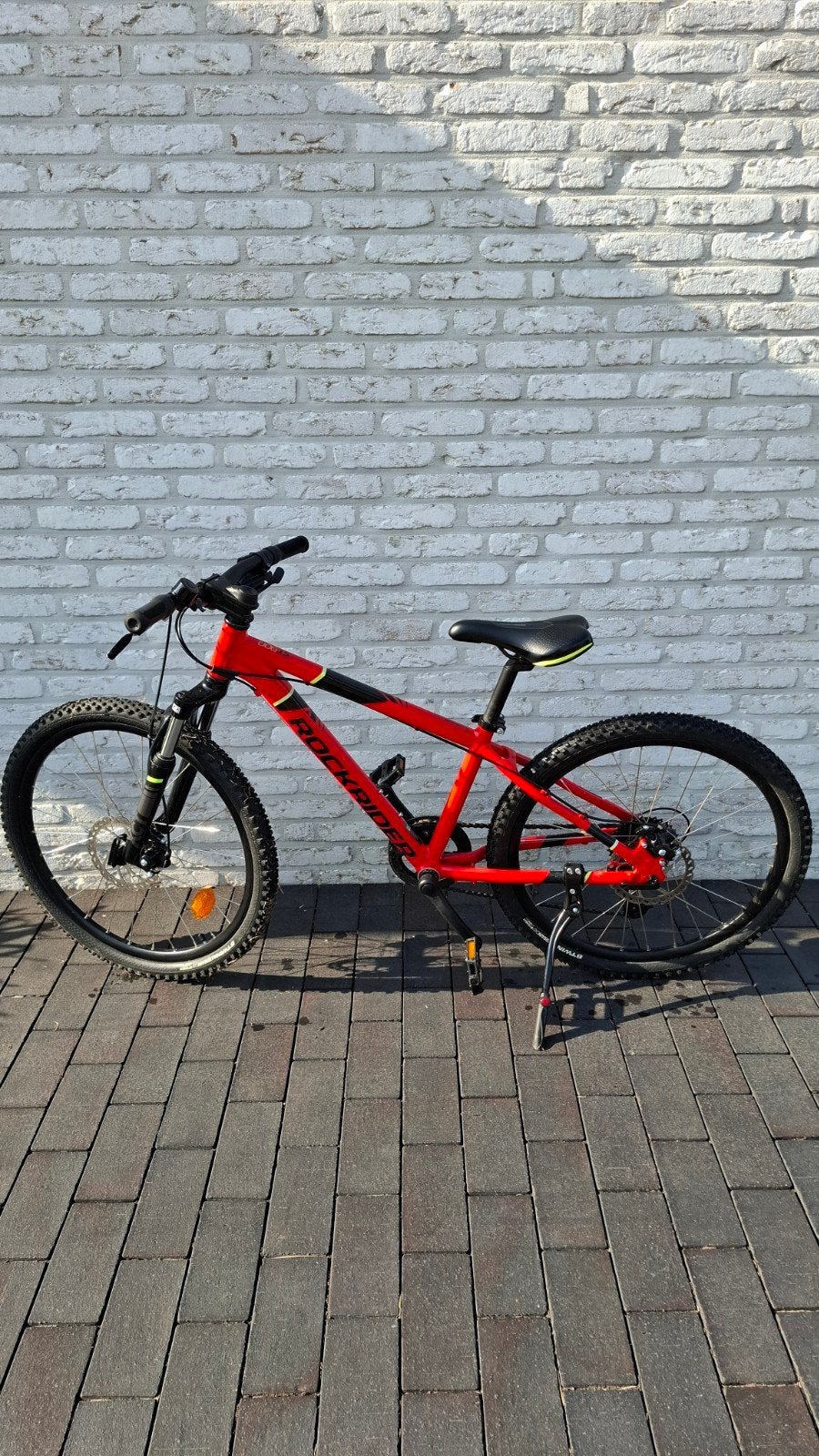 Mountainbike 24inch schijfremmen Rockrider ST900, Vitesses, 24 pouces, Comme neuf, Enlèvement