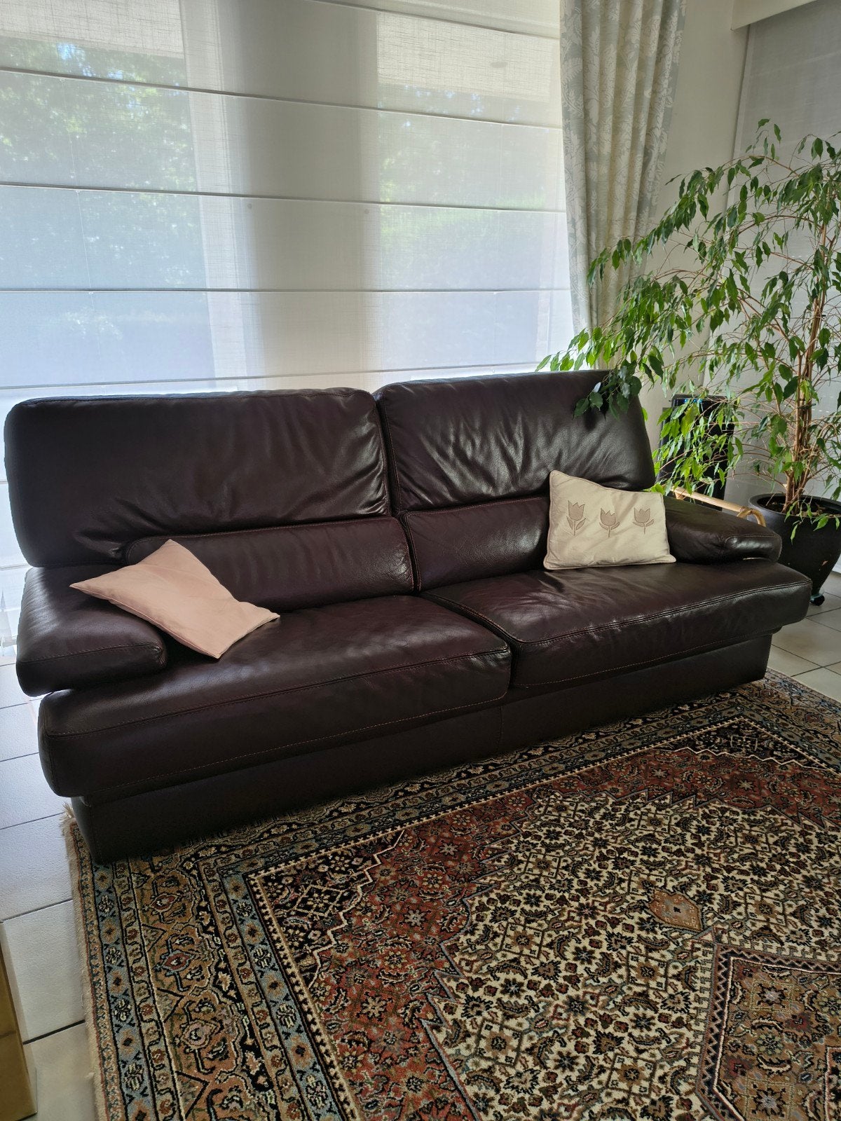 salon in buffelleder 3-2-1 zit, Ophalen