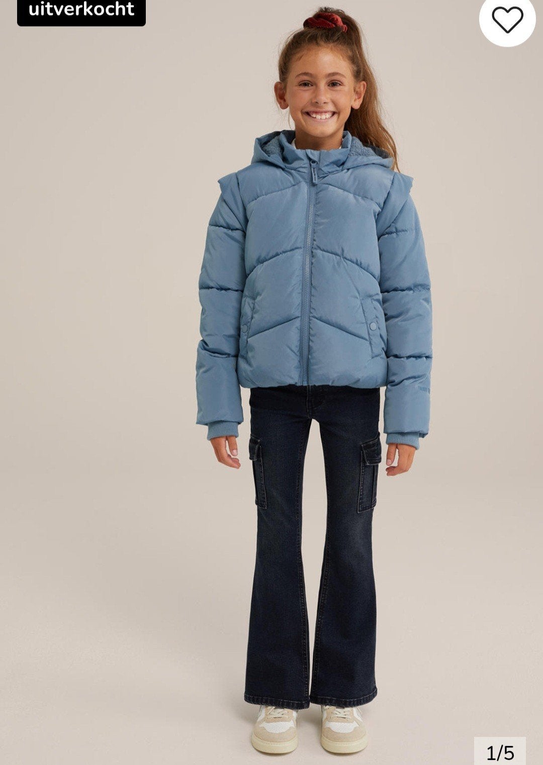 we fashion winterjas mt 134-140 super warm, Kinderen en Baby's, Kinderkleding | Maat 134, Ophalen