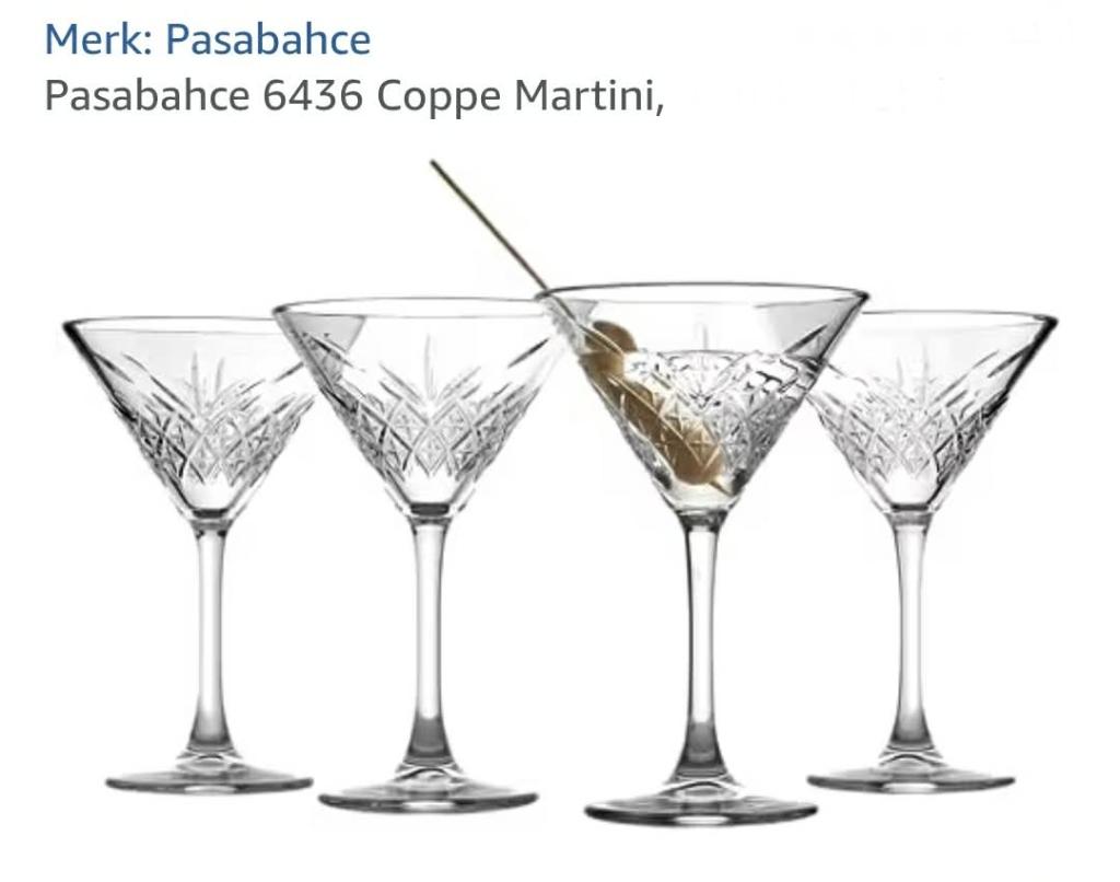 Champagne/cocktailglazen PASABAHCE : 11stuks, Ophalen, Zo goed als nieuw