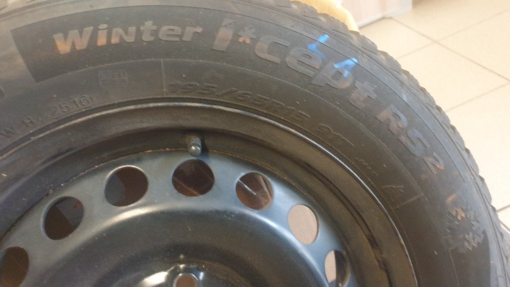 winterbanden  op velg, Auto-onderdelen, Banden en Velgen, Ophalen, Banden en Velgen, Nieuw, Winterbanden