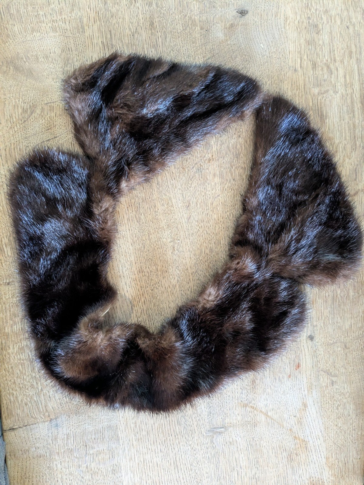 col de veste ou manteau en véritable fourrure, Enlèvement ou Envoi, Comme neuf, Taille 46/48 (XL) ou plus grande, Écharpe