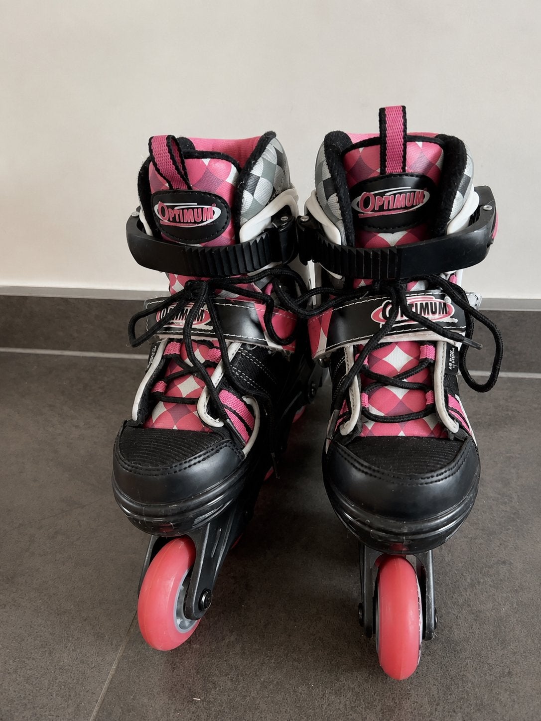 Optimum rolschaatsen 29-32, Autres marques, Rollers 4 roues en ligne, Réglable, Enlèvement
