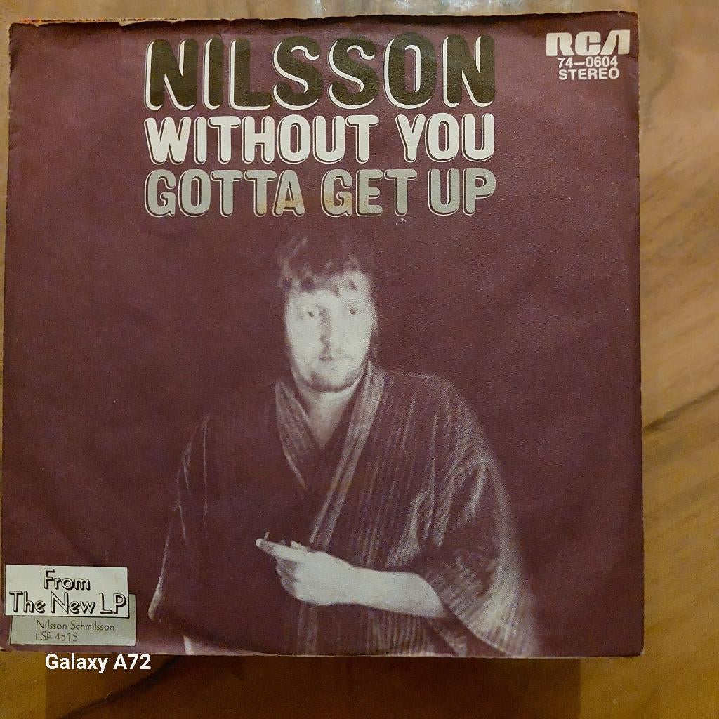 nilsson without you, Gebruikt, 7 inch, Single, Ophalen of Verzenden