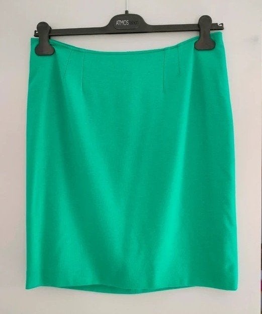 Mooie mint groene rok AMaNIA Mo. Maat: 40. Gevoerd., Taille 38/40 (M), Enlèvement ou Envoi, Au-dessus du genou, Comme neuf