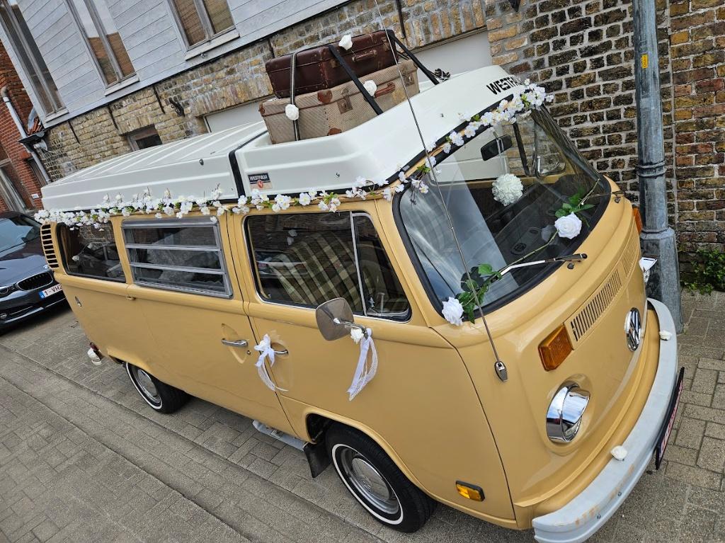 VW T2 Westfalia Berlin, Auto's, Volkswagen, Beige, Bruin, Handgeschakeld