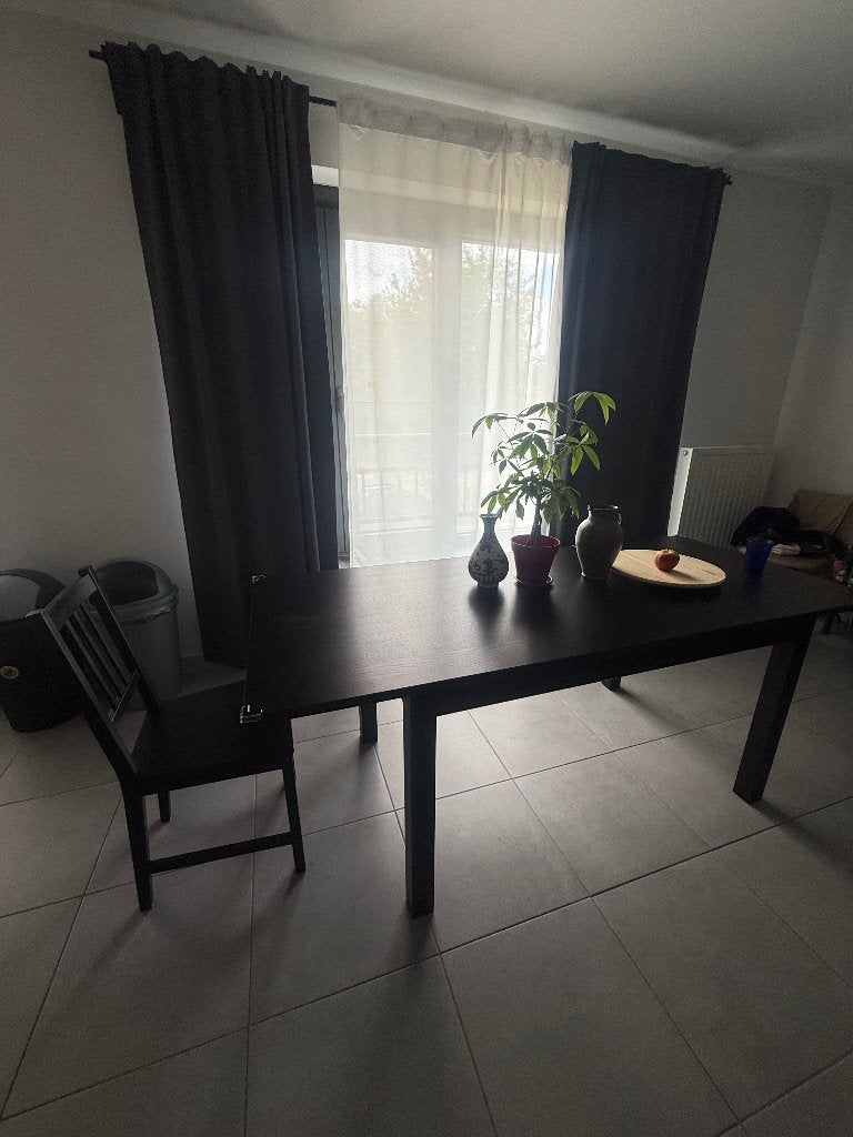 Eettafel met 4 stoelen, Ophalen, 100 tot 150 cm, 200 cm of meer, Zo goed als nieuw