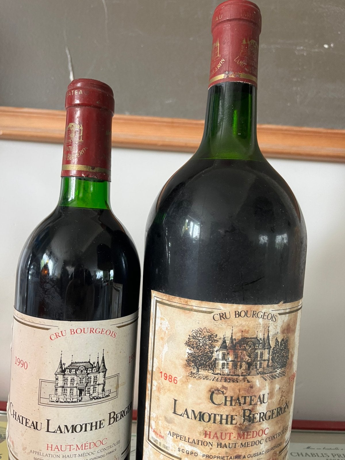 Chateau Lamothe Bergeron, Ophalen of Verzenden, Zo goed als nieuw