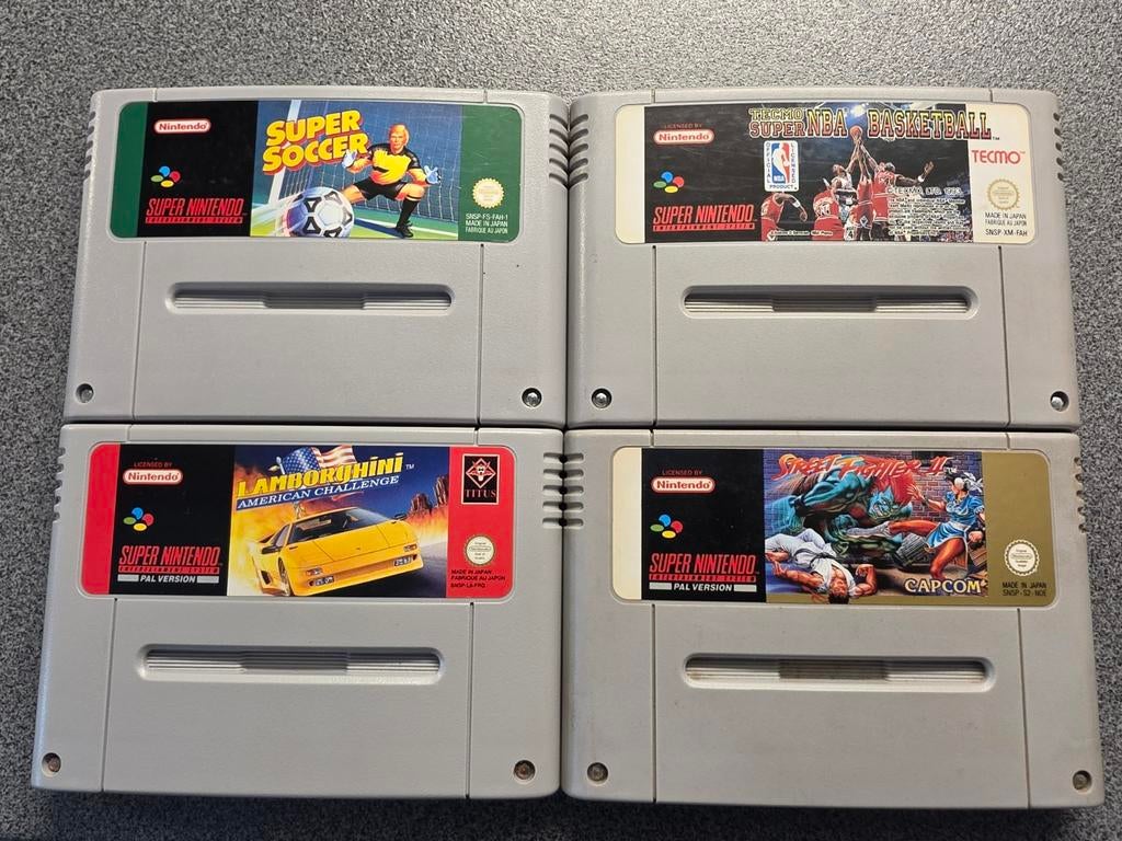 Super nintendo games 4 stuks, Games en Spelcomputers, Games | Nintendo Super NES, Ophalen of Verzenden