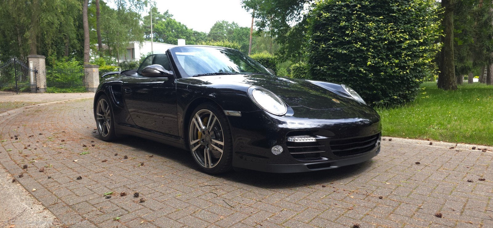 Porsche 911 Turbo Cabrio, Chrono , Keramische remmen...., Autos, Cuir, Euro 5, Achat, Alarme