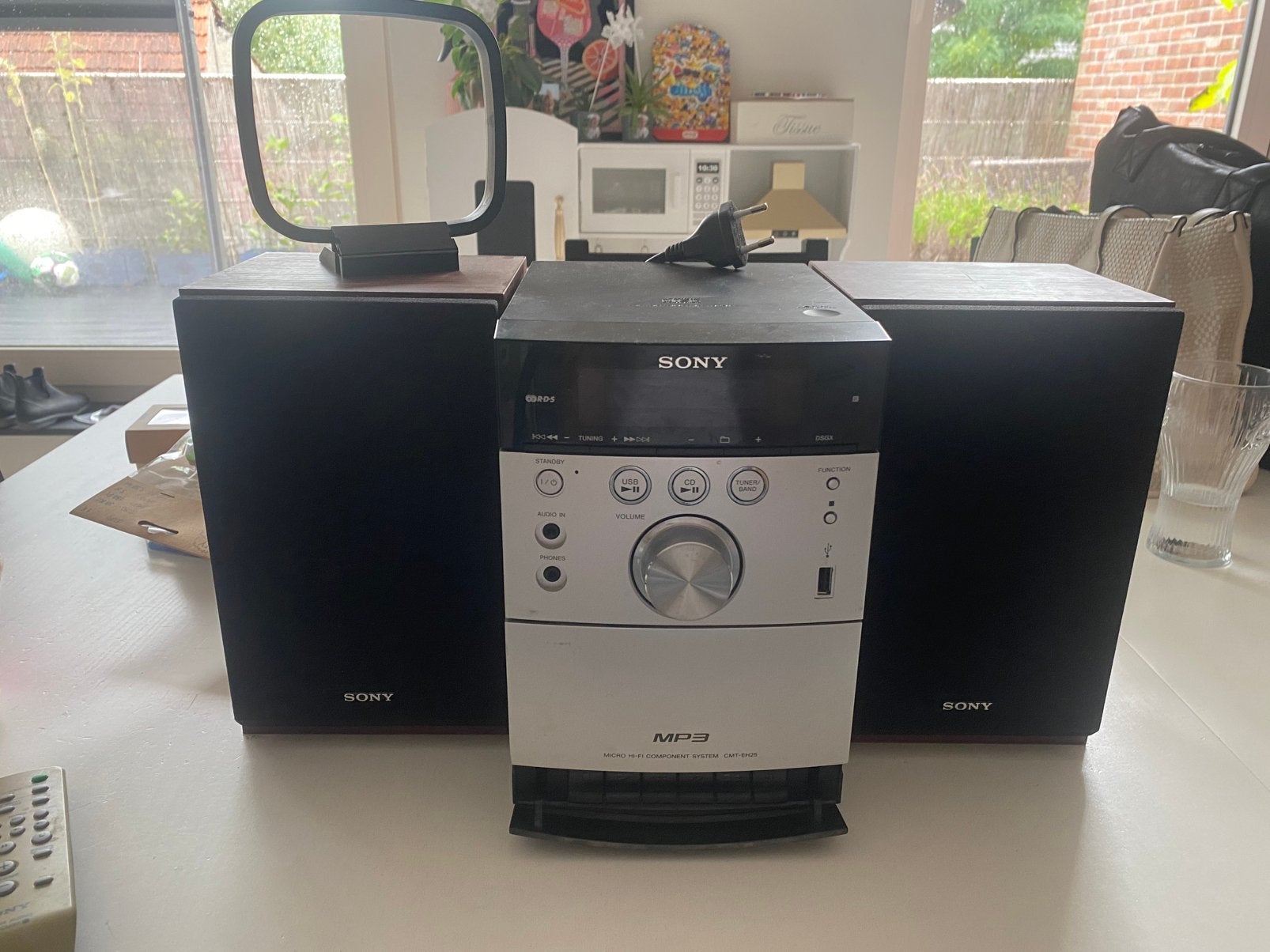 Sony stereoketen CD, casette, radio, USB, TV, Hi-fi & Vidéo, Chaîne Hi-fi, Enlèvement, Comme neuf, Sony