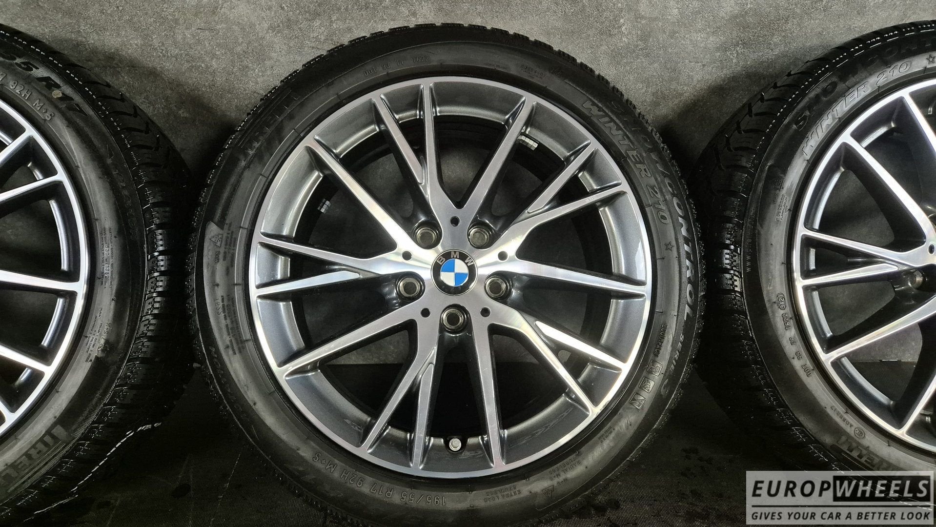 17 inch BMW velgen 1 F40 F41 2 Gran Coupe F44 489 Winter, Auto-onderdelen, Gebruikt, -, -, Banden en Velgen