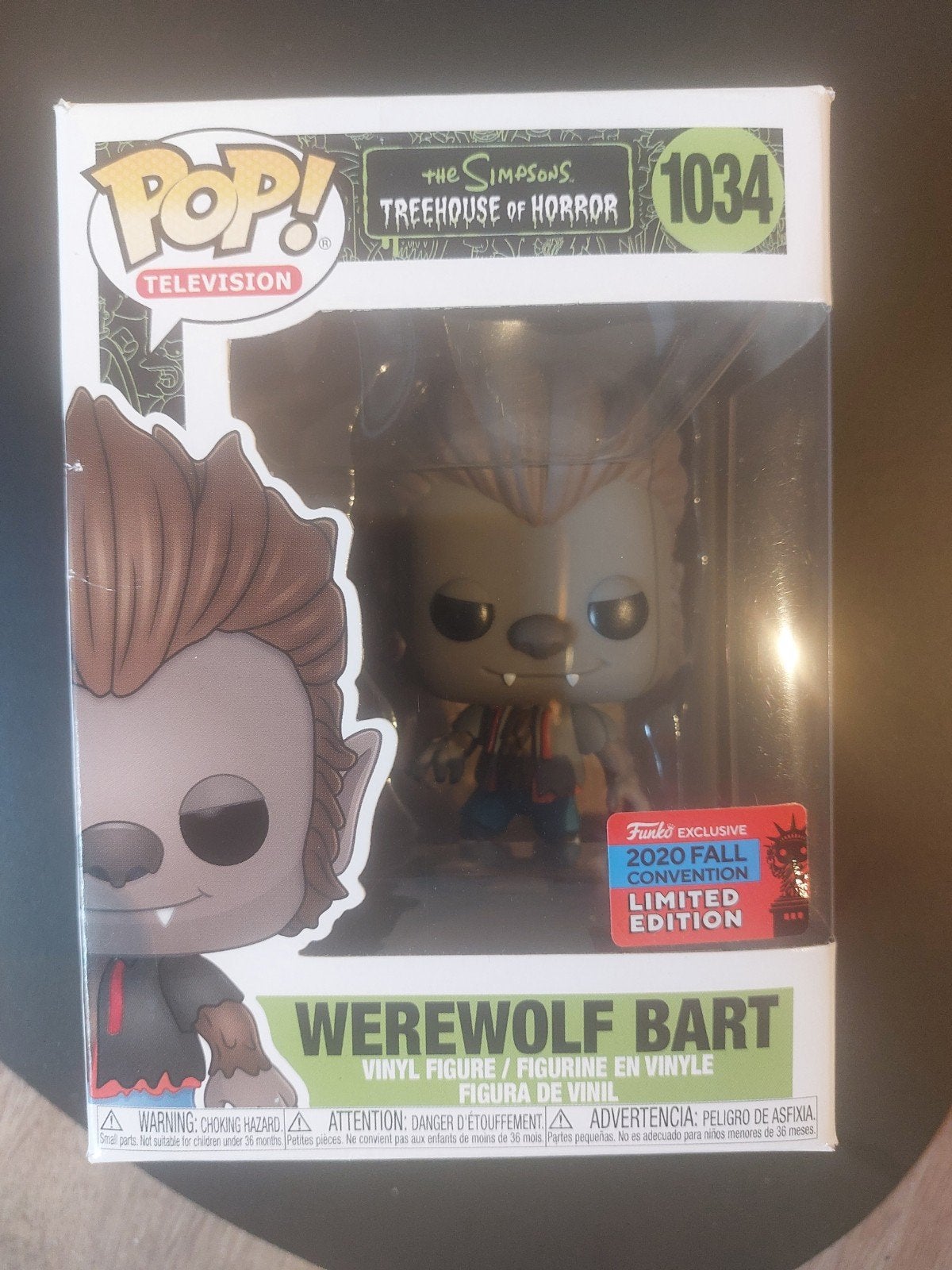 The Simpsons Werewolf Bart Exclusive Funko, Verzamelen, Poppetjes en Figuurtjes, Ophalen, Zo goed als nieuw