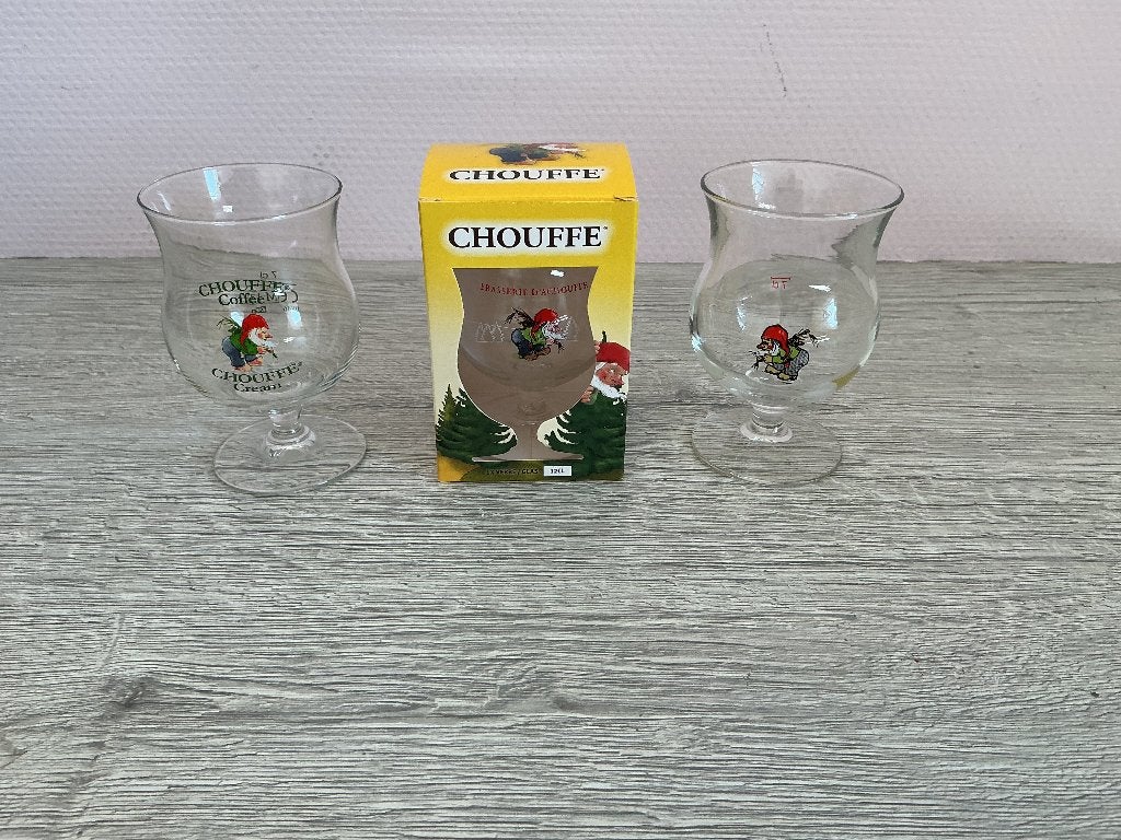 La chouffe, Verzamelen, Biermerken, Ophalen of Verzenden, Zo goed als nieuw, Glas of Glazen