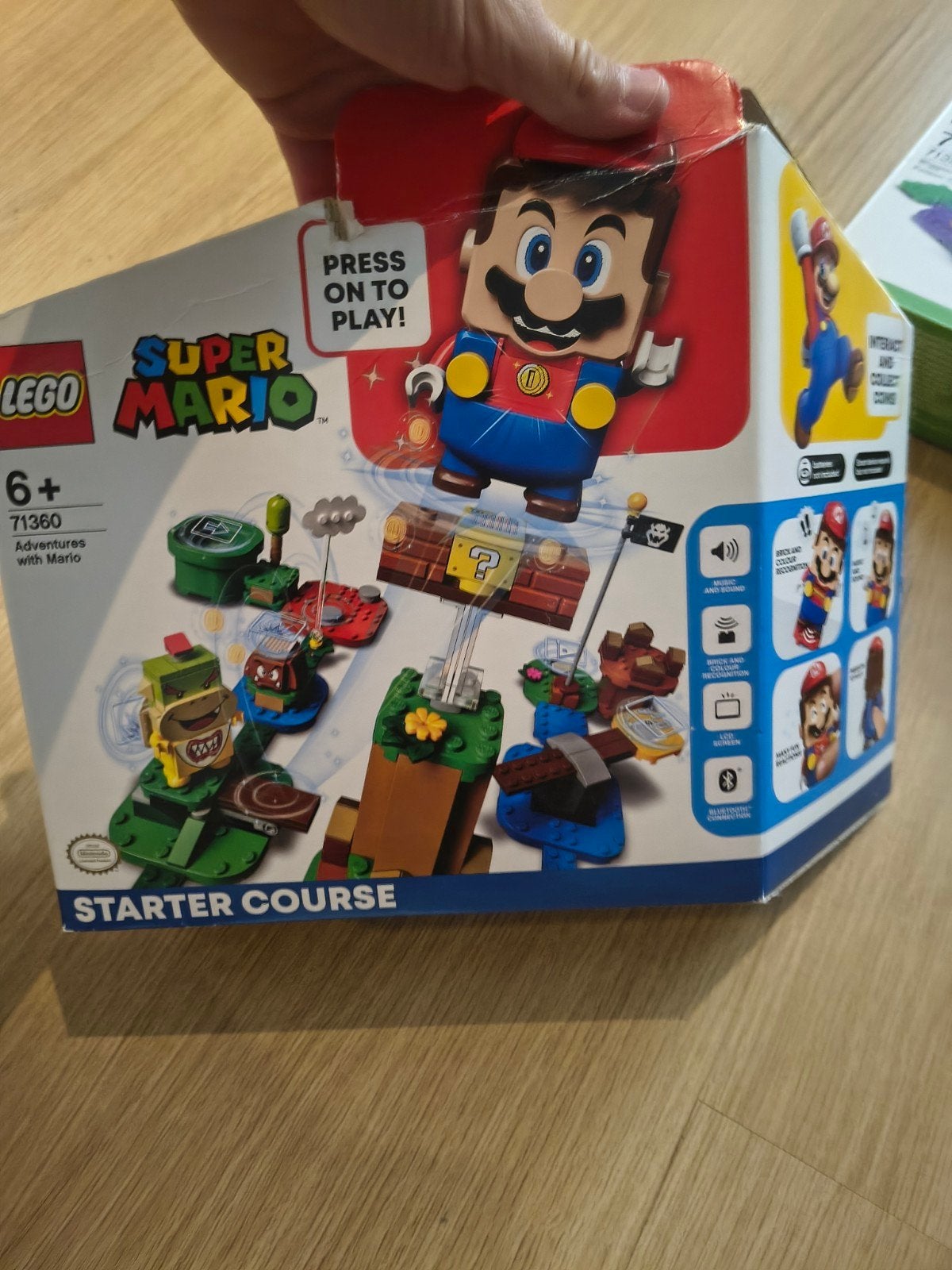 Pack de démarrage Lego Mario avec Mario lui-même, Enlèvement, Neuf, Construction, Avec lumière